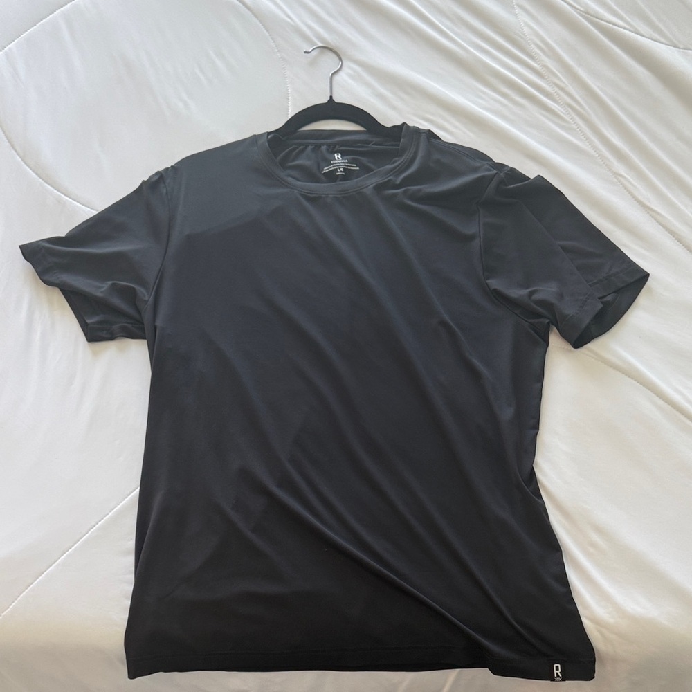 RHONE Black Short Sleeve Men's Tee - Workout